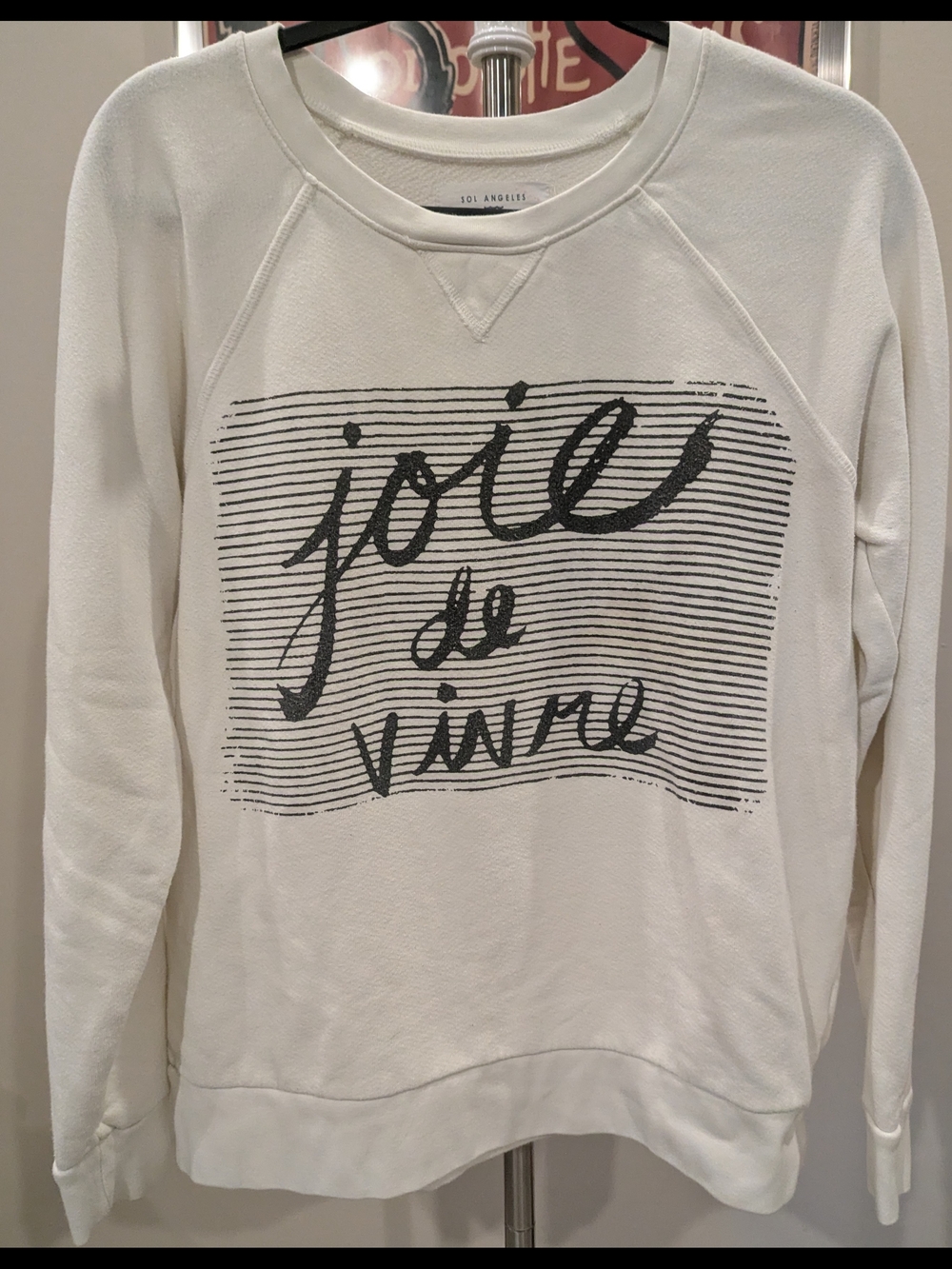 $20 Sol Angeles x Anthropologie - Size S - Joie De Vivre Graphic Sweatshirt
